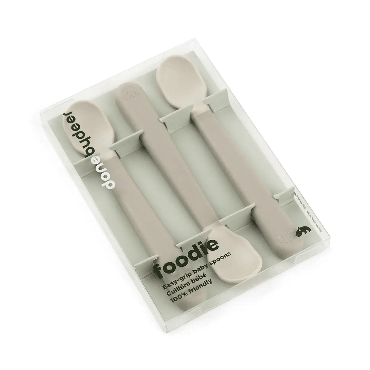 3-pak Foodie Easy-grip Skeer i Sand