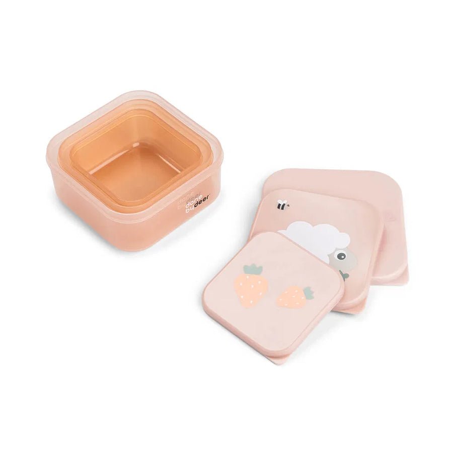 Done by Deer Snack Box Sæt 3 stk. Tiny Farm - Powder