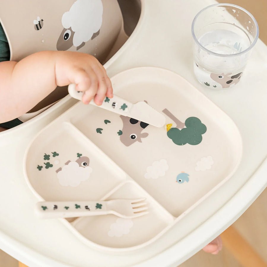 Done by Deer foodie bestik sæt, tiny farm sand