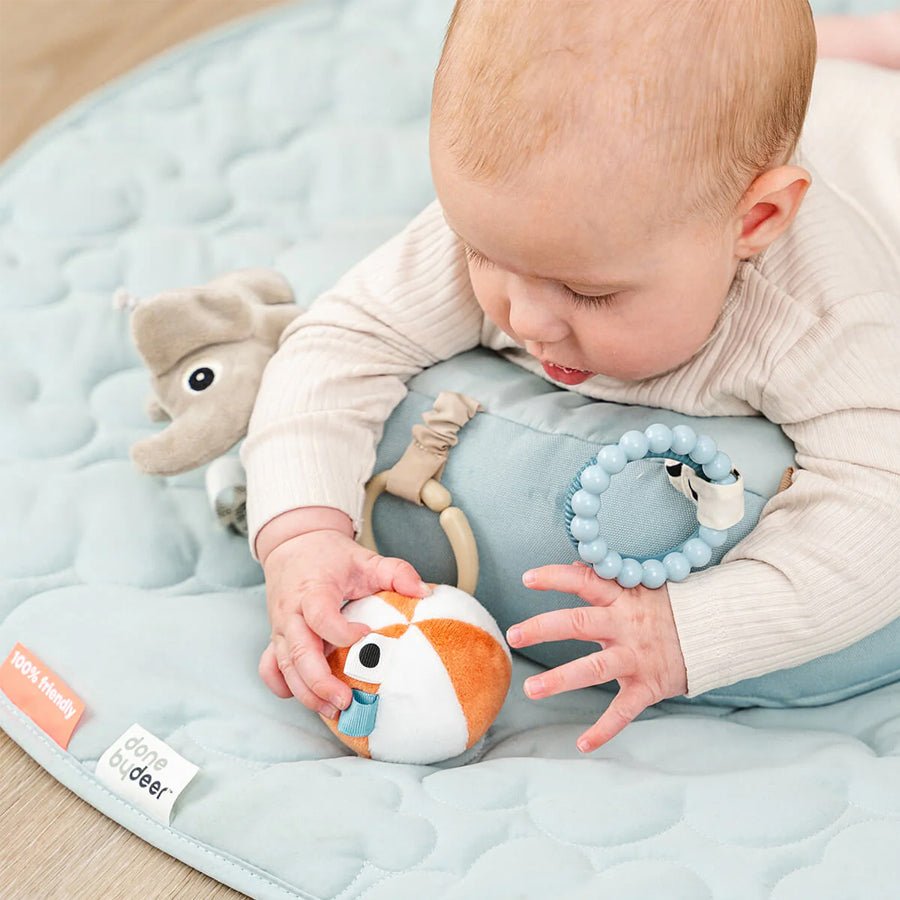 Done by Deer tummy time, playground blue