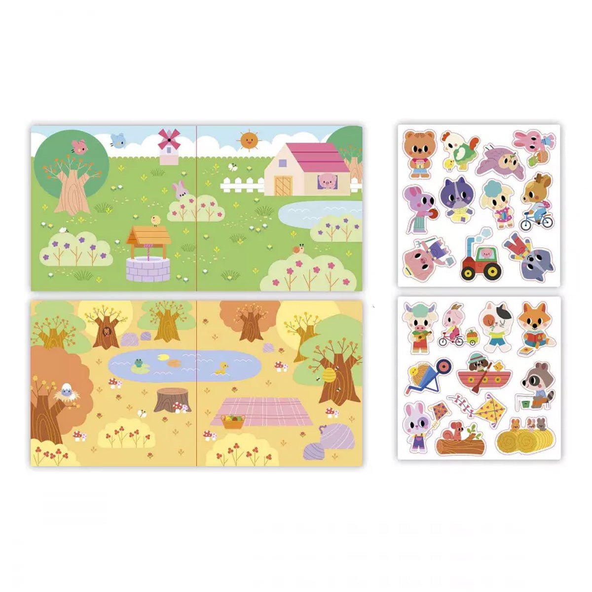 Janod Flytbare tykke stickers