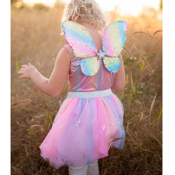 Great Pretenders pastelregnbue-fe m.3 dele, 4-6 år