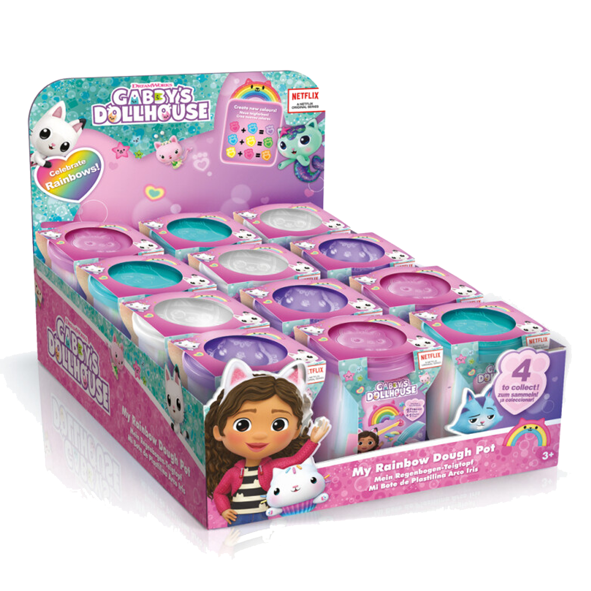 Gabbys's Dollhouse My Rainbow modellervokspakke