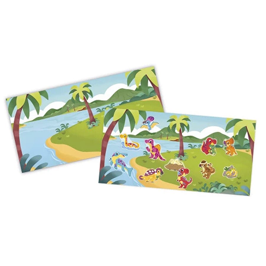 Janod Flytbare Tykke Stickers, Dinosaurs