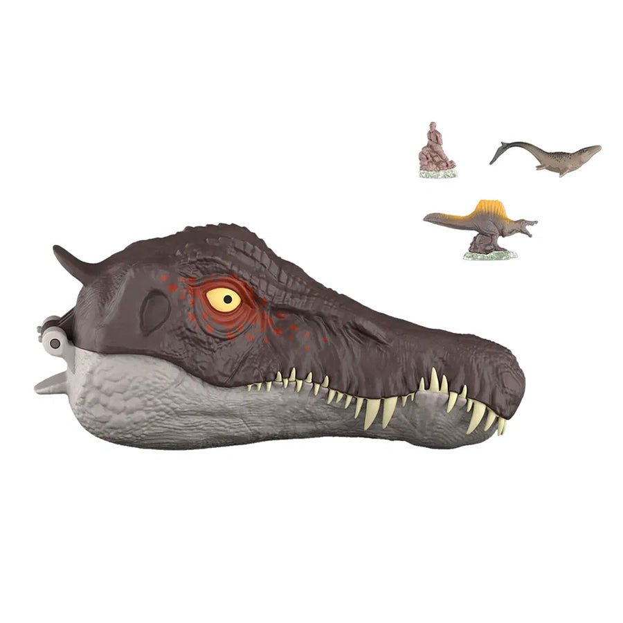 dinosaurier kopf zelt Jurassic World Rebirth Micro Compact, Spinosaurus
