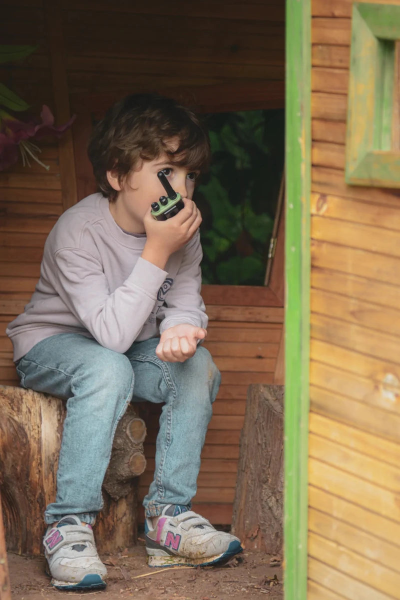 Kidywolf walkie talkie - sæt, grøn/orange