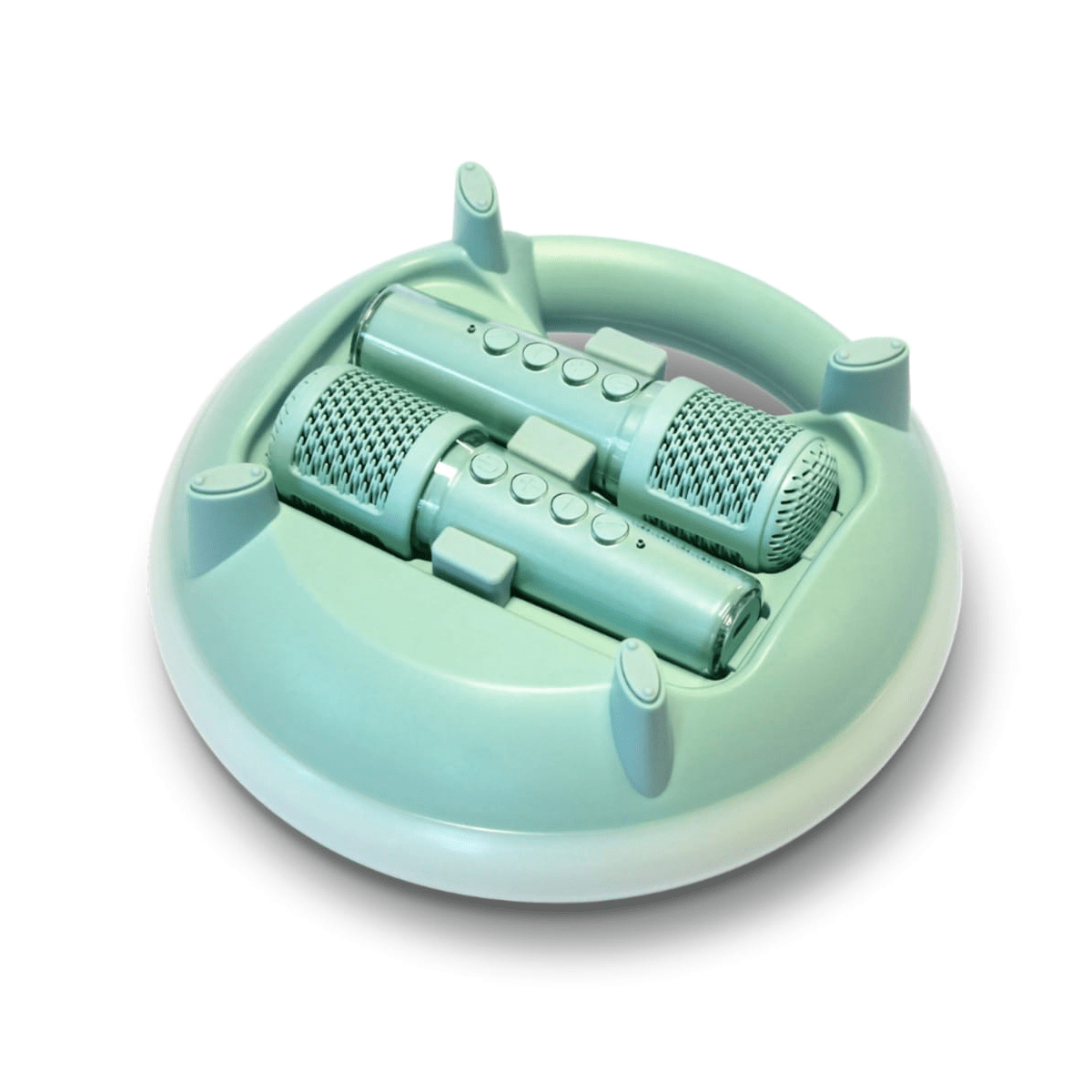 Kidywolf karaoke højtaler med 2 trådløse mikrofoner