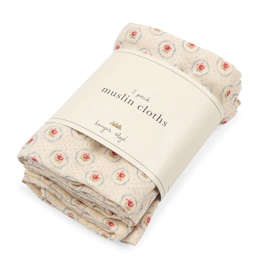 Konges Sløjd 3 - Pak Muslin Stofble, Mirage