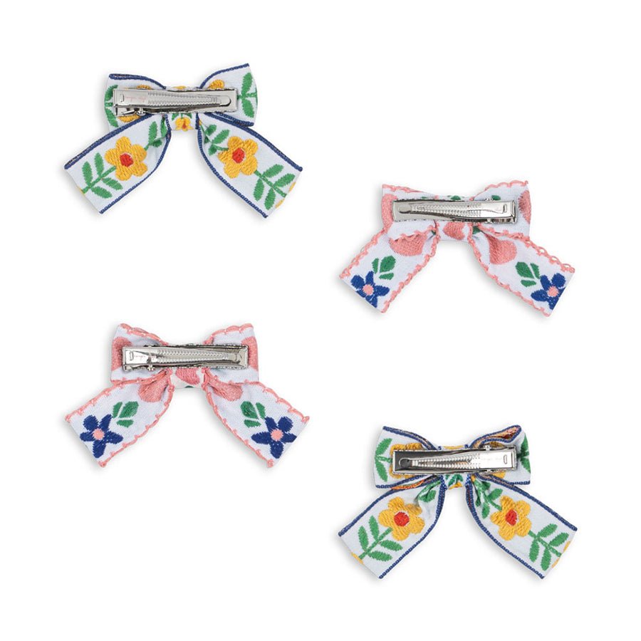 Konges Sløjd 4 - pak sløjfer, white/rose