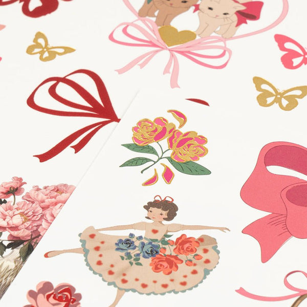 Konges Sløjd Tattoos, Schleifen-Kätzchen Pink