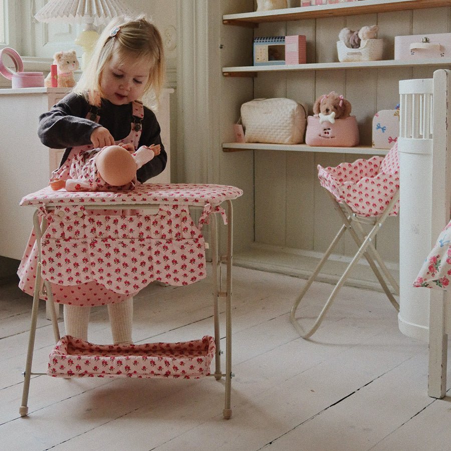 Konges Sløjd dukke puslebord, rosie rose