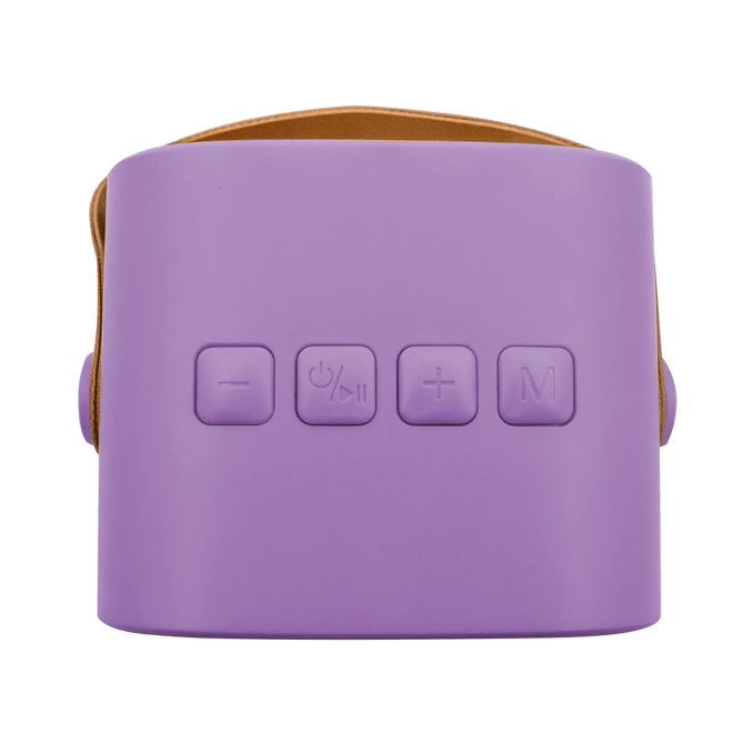 Lalarma trådløs højtaler med trådløs mikrofon, lilla