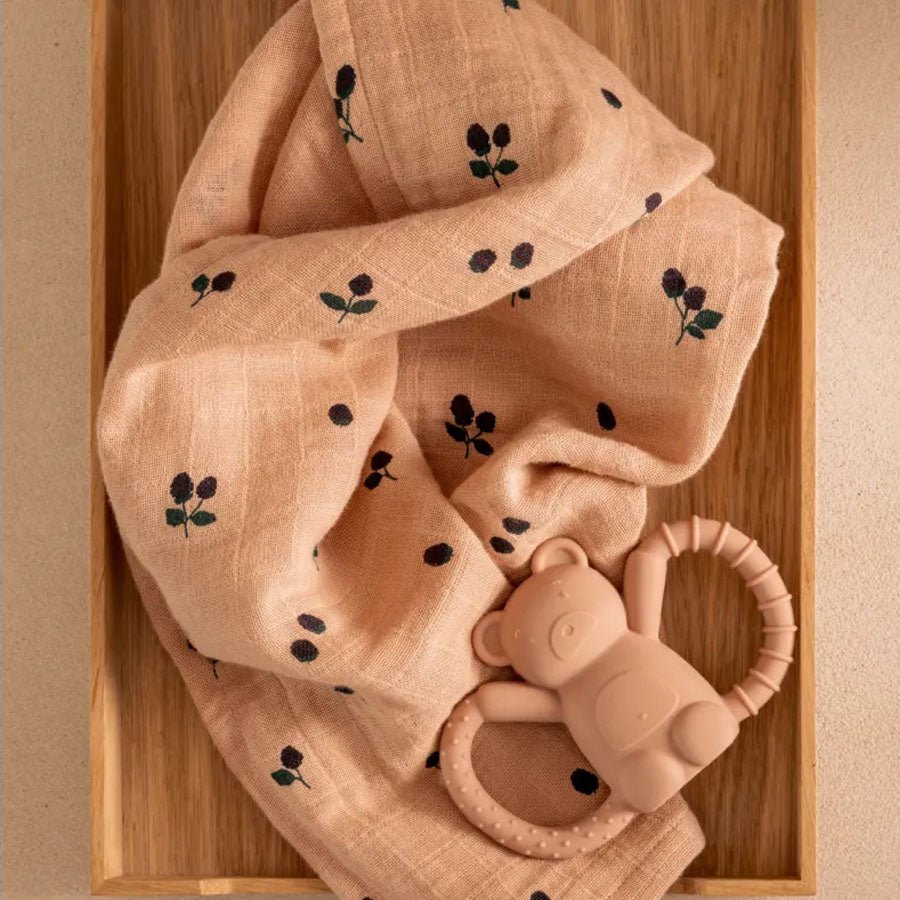 Liewood Lewis Muslin Stofble 2 - pak, Mini Berry/Pale Tuscany