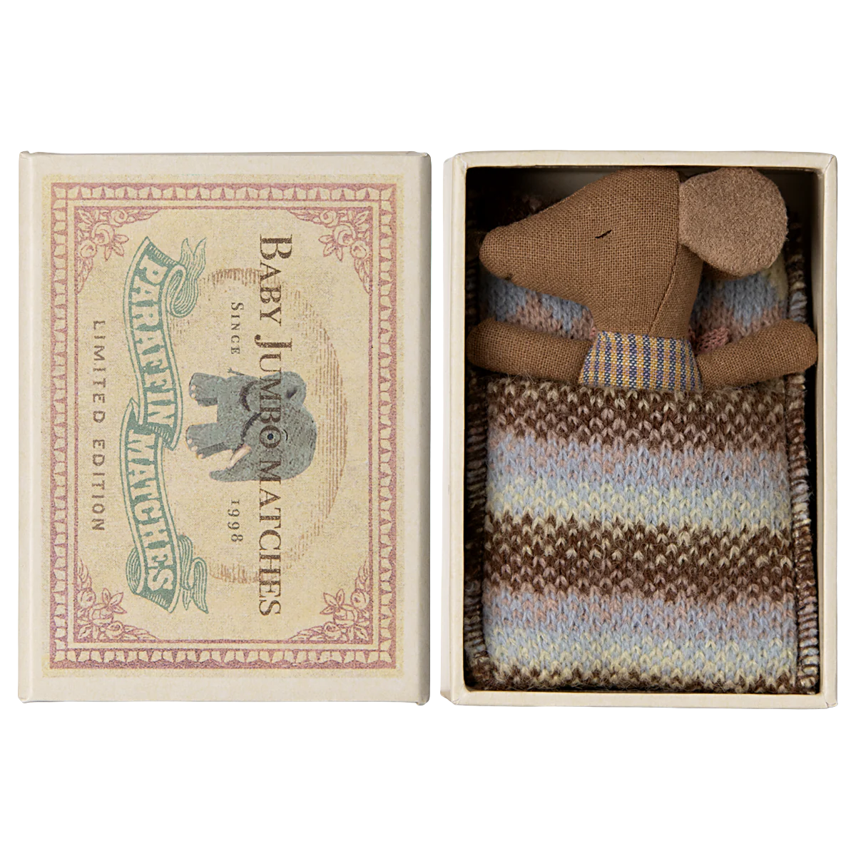 02_Maileg Sove-vågen baby mus i tændstiksæske, rose-2.png