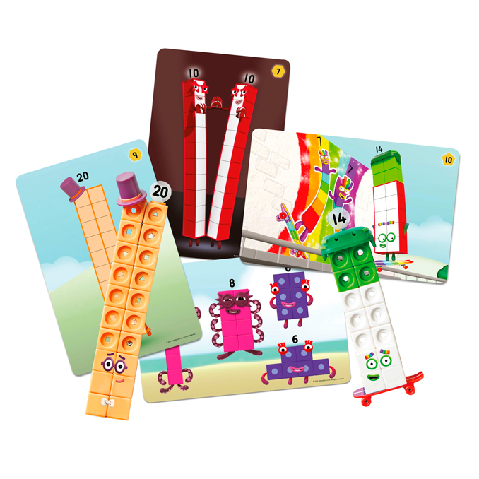MathLink Cubes, Numberblocks - aktivitetssæt m tallene 11 - 20