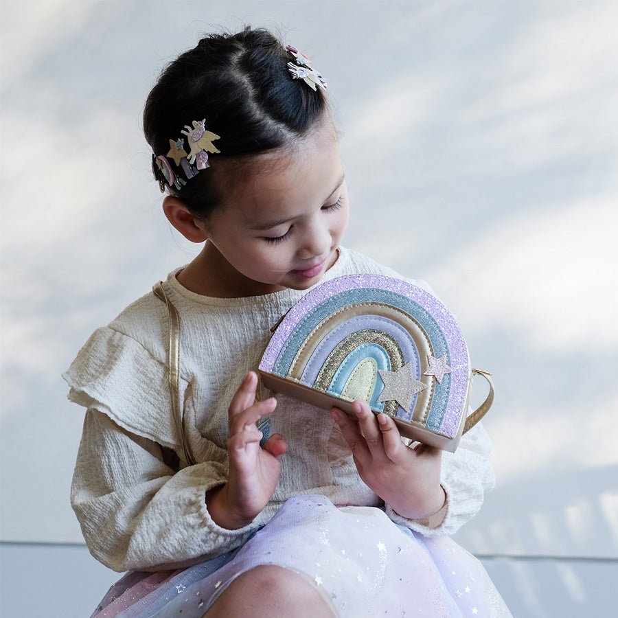 Mimi & Lula skuldertaske, rainbow dreamland