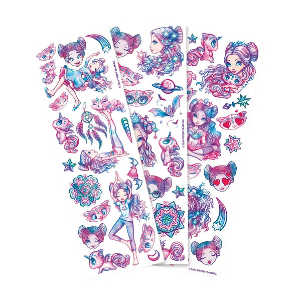 Nebulous Stars Tattoos, assortiert