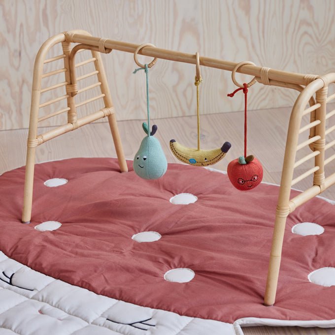 OYOY Yummy legetøj til aktivitetsstativ, yellow/red/green