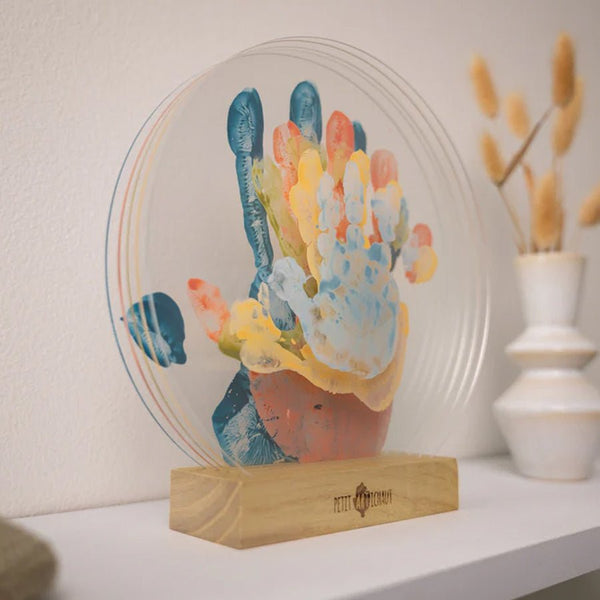 Petit Artichaut Handabdruck-Set Familienfarben