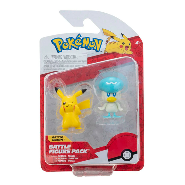 Pokemon Battle-Figuren, Pikachu und Quaxly