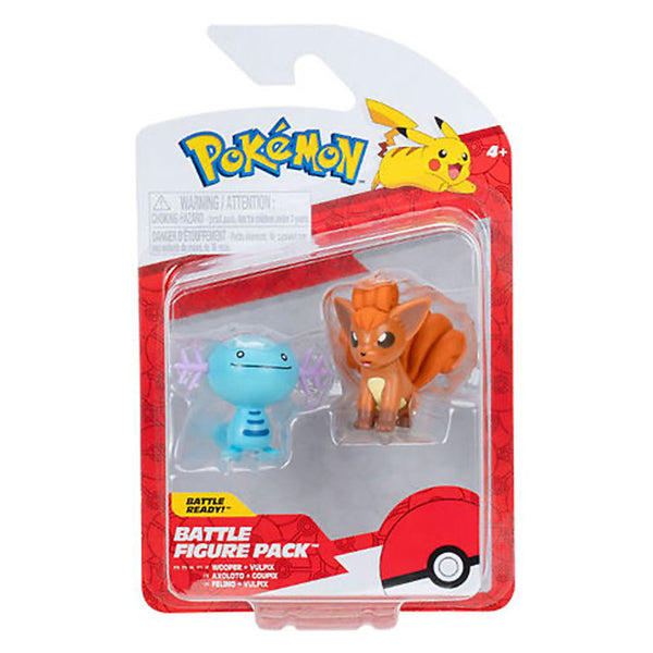 Pokemon Kampf-Figur, Wooper + Vulpix