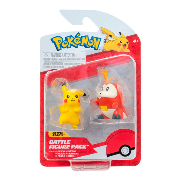 Pokemon Kampfspielzeugfiguren, Pikachu und Fuecoco