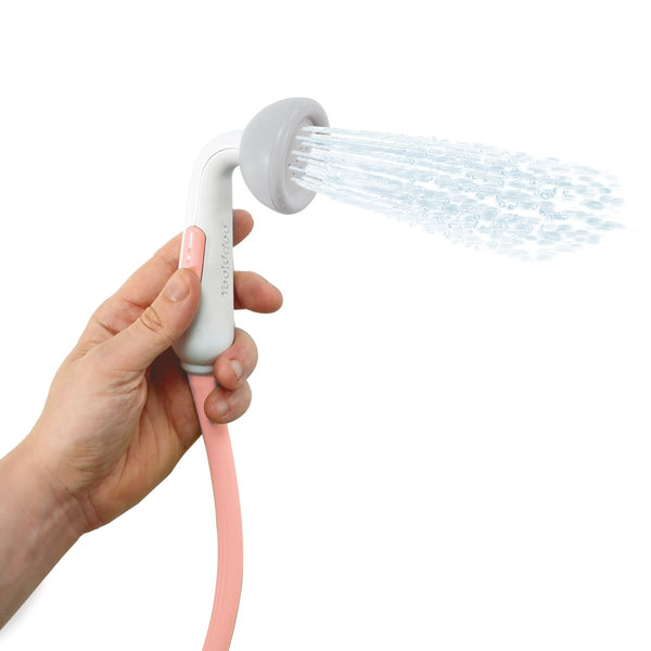 Yookidoo Bade-Spielzeug, Elephant Baby Shower - grau/rosa