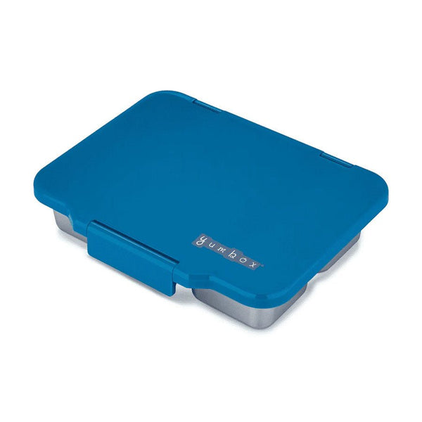 Yumbox Lunchbox mit 4 Fächern aus Stahl, normandy blue
