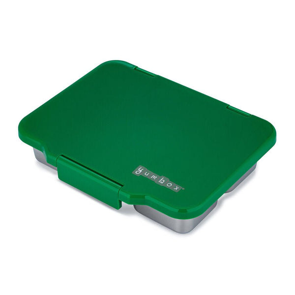 Yumbox Lunchbox 4 Fächer aus Stahl, pomme green