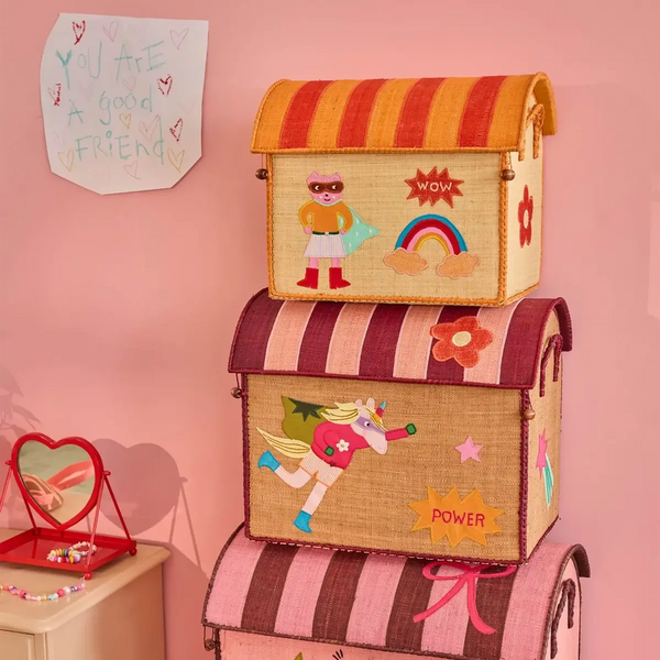 Rice Aufbewahrungskorb Hero Pink - mittel