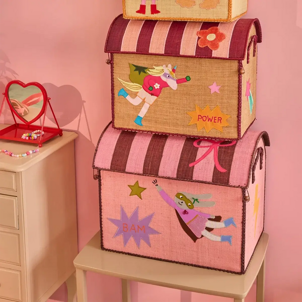 Rice Aufbewahrungskorb Hero Pink - groß