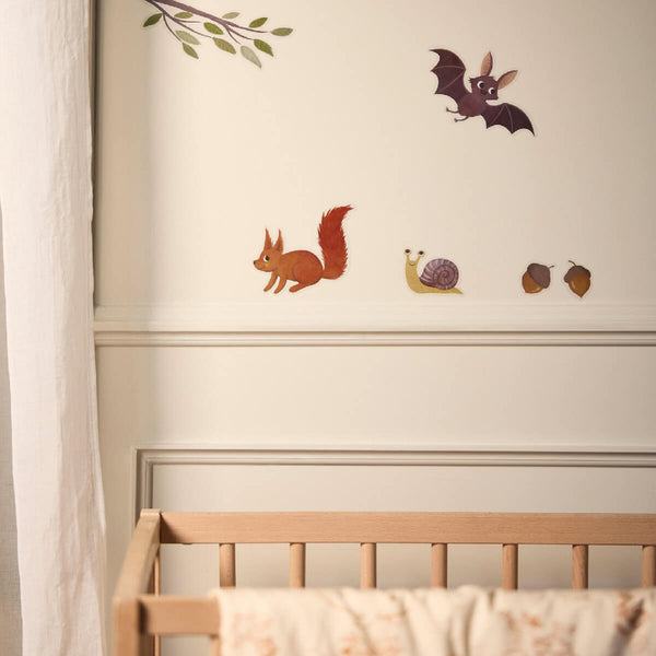 Filibabba Wandsticker - Waldes Tiere