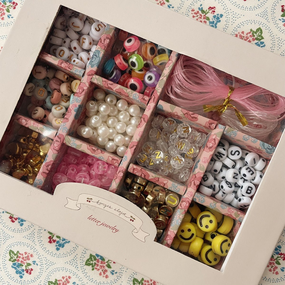 Konges Sløjd ABC Smykkesæt, Multi