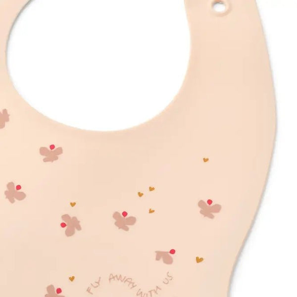 Liewood Ember 2er-Pack Lätzchen mit Aufdruck, Mini Butterfly/Apple Blossom