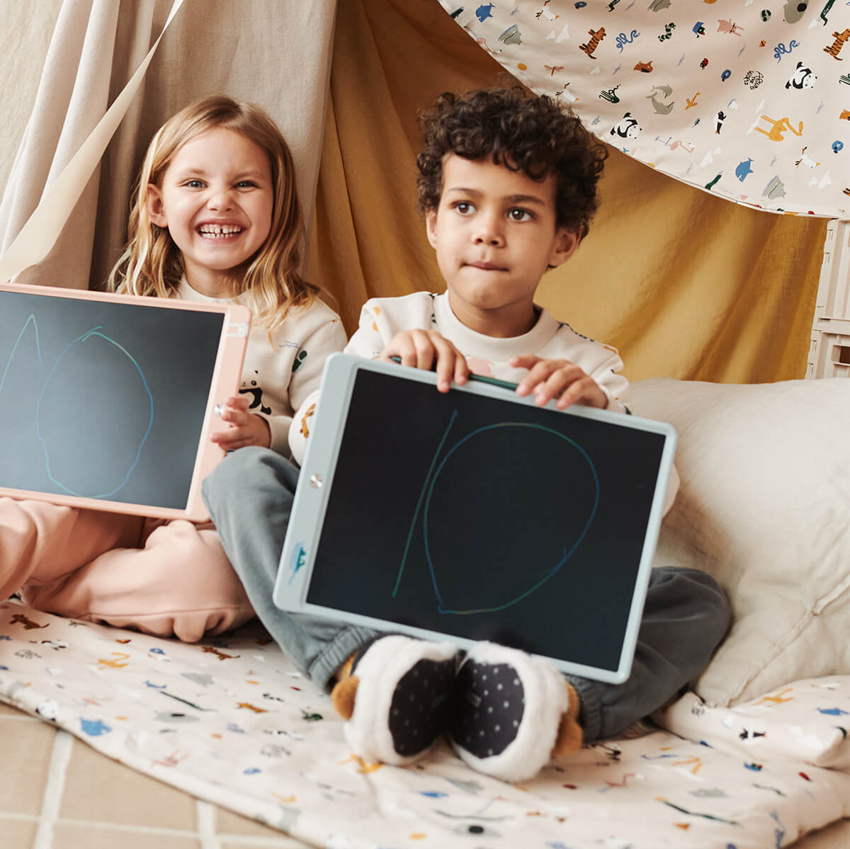 Liewood Zora Magisk Tegnebræt, Croco/Dove Blue