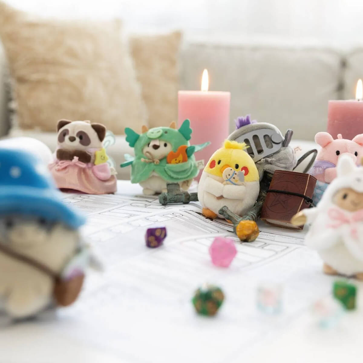 MyMochi Nici Gaveæske, Vaskebjørn Rakuma Med Tryllestav/Fe Tøj - 8 Cm