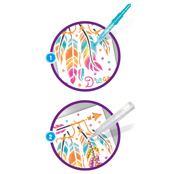 Blopens Pustetuss mit Pailletten