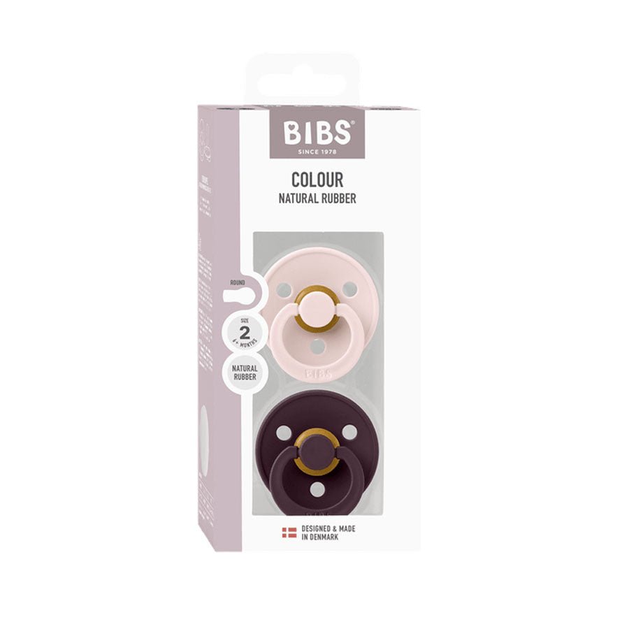 BIBS AW25 Colour Drop 2 - pak Sut str 2, Petal & Plum