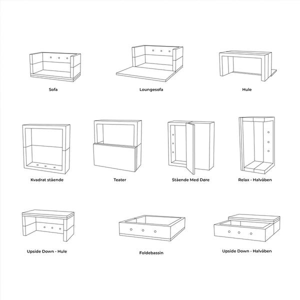 By klipklap KK play fold square Mustard w. Mustard