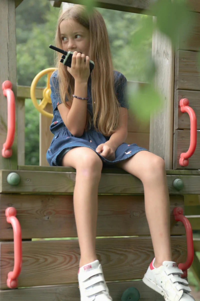 Kidywolf walkie talkie - sæt, grøn/orange