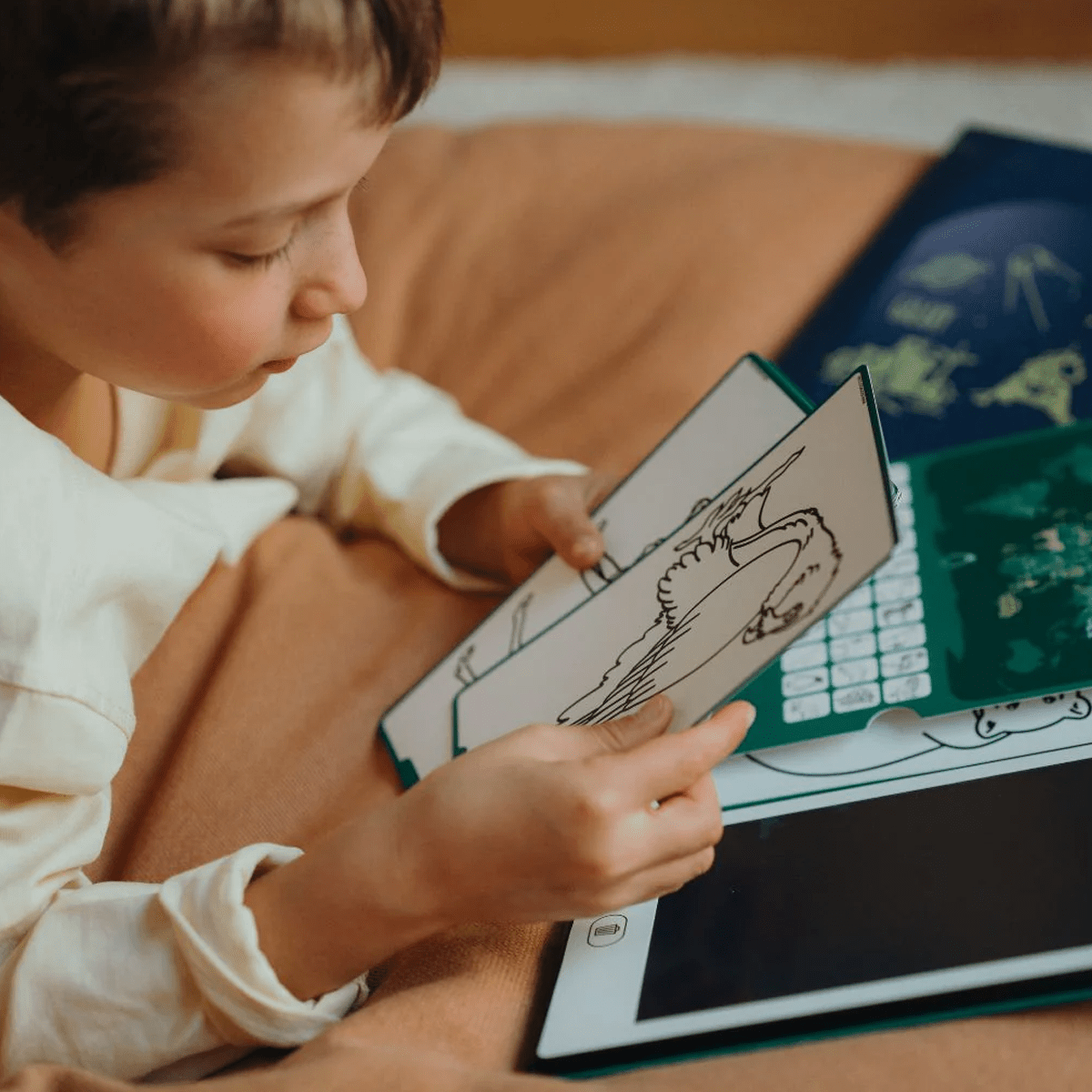 Kidydraw Mini Skitsebog med LCD Skærm, Animal Around the World