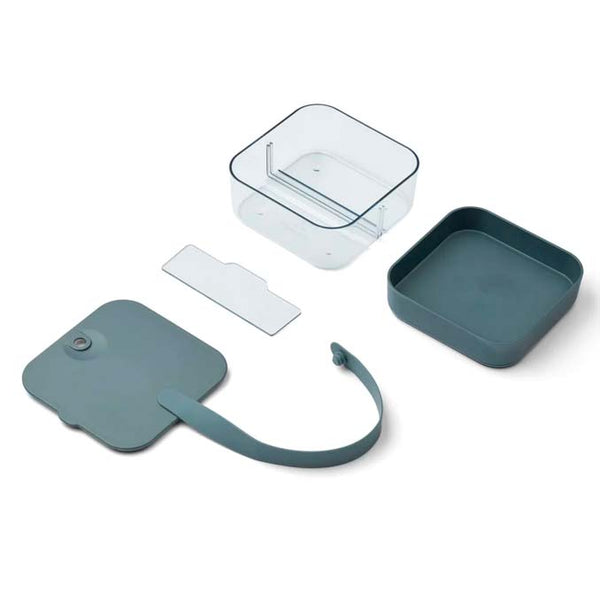 Liewood Amandine Bento Brotbox, sea blue/whale blue