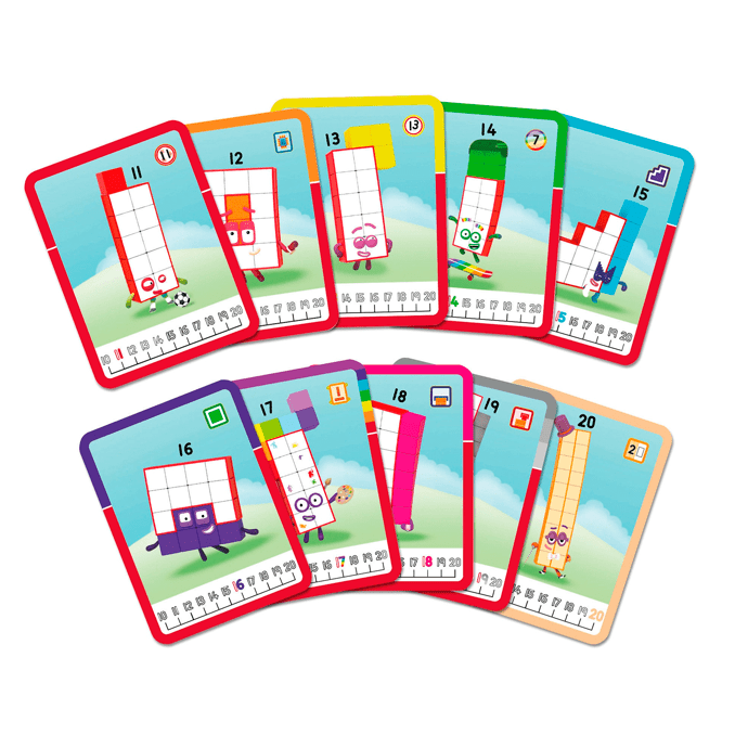MathLink Cubes, Numberblocks - aktivitetssæt m tallene 11 - 20