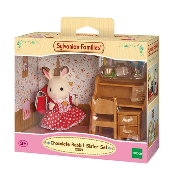 Sylvanian Families, Schwesterkanin und Schreibtisch