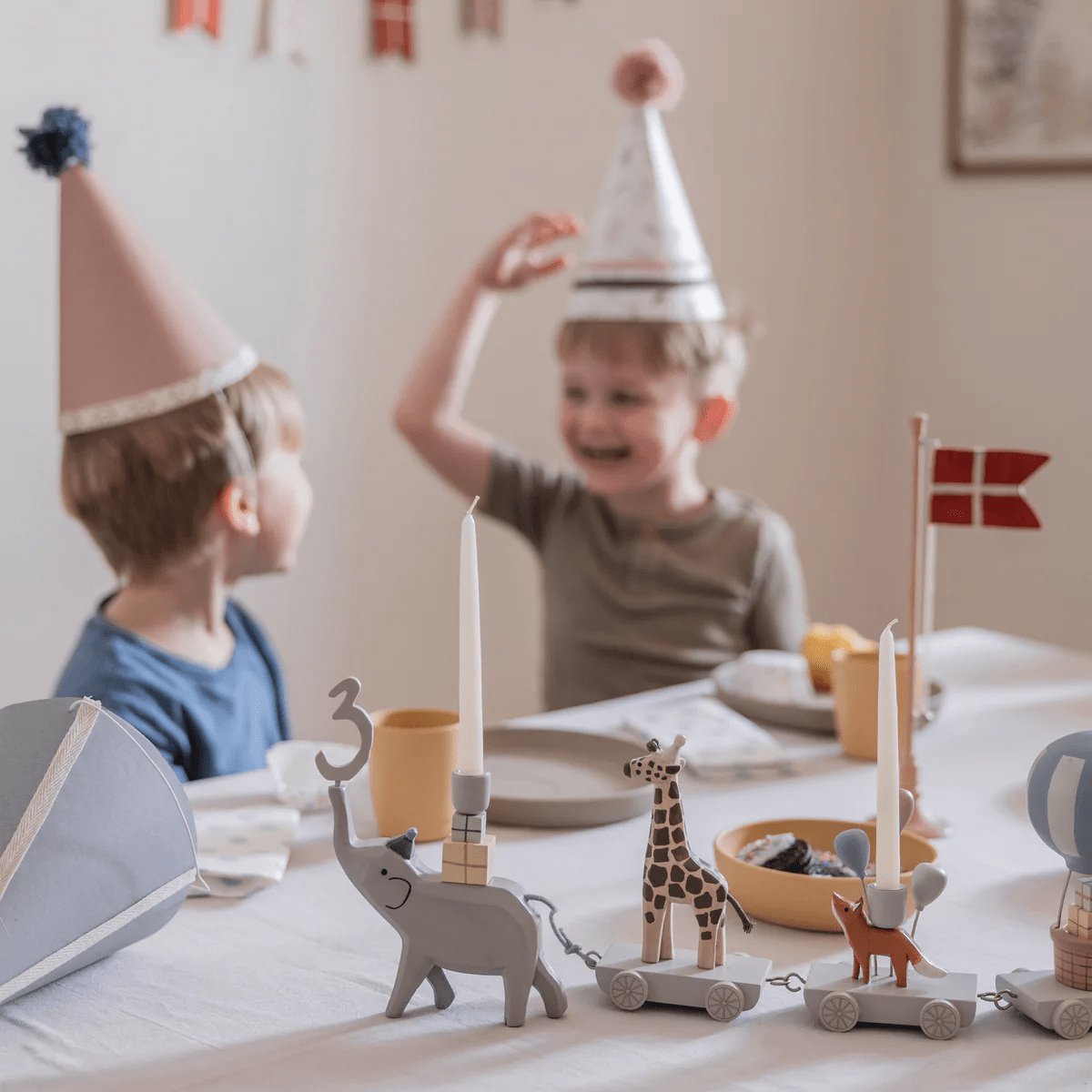 Sebra Fødselsdagstog i træ, World of Sebra