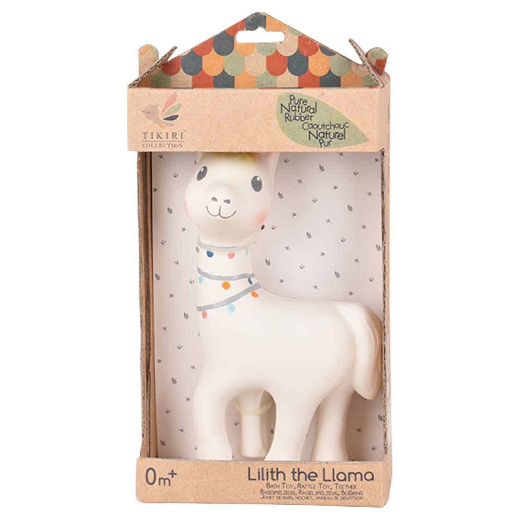 Tikiri naturgummi Lama m.bjældelyd