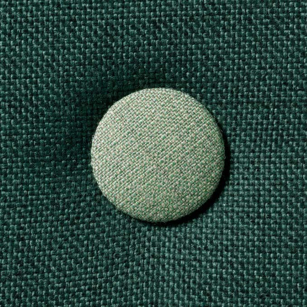by KlipKlap 3 Fold sofa single soft, dyb grøn med lys grøn knap