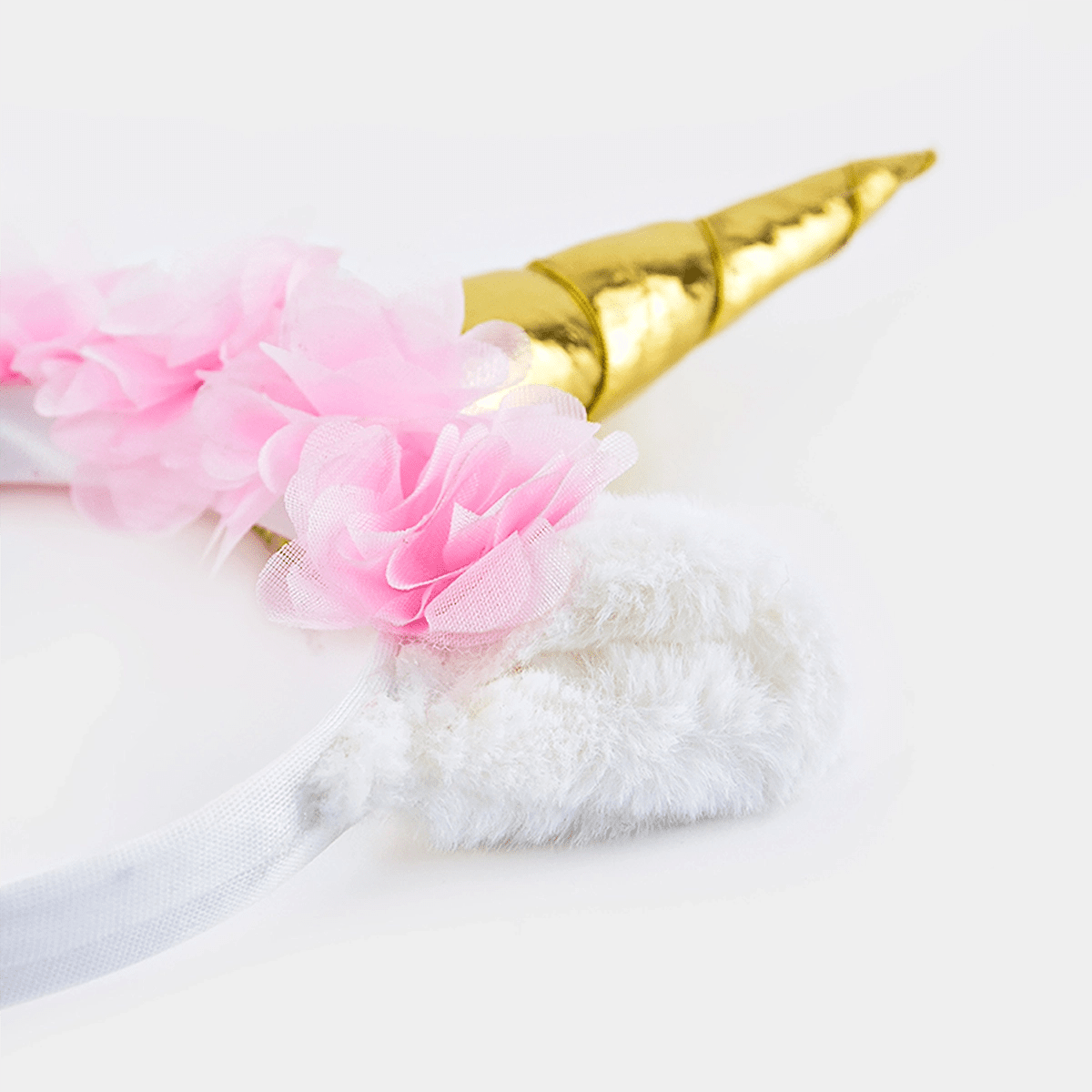 Enhjørninge Diadem Med Blomster