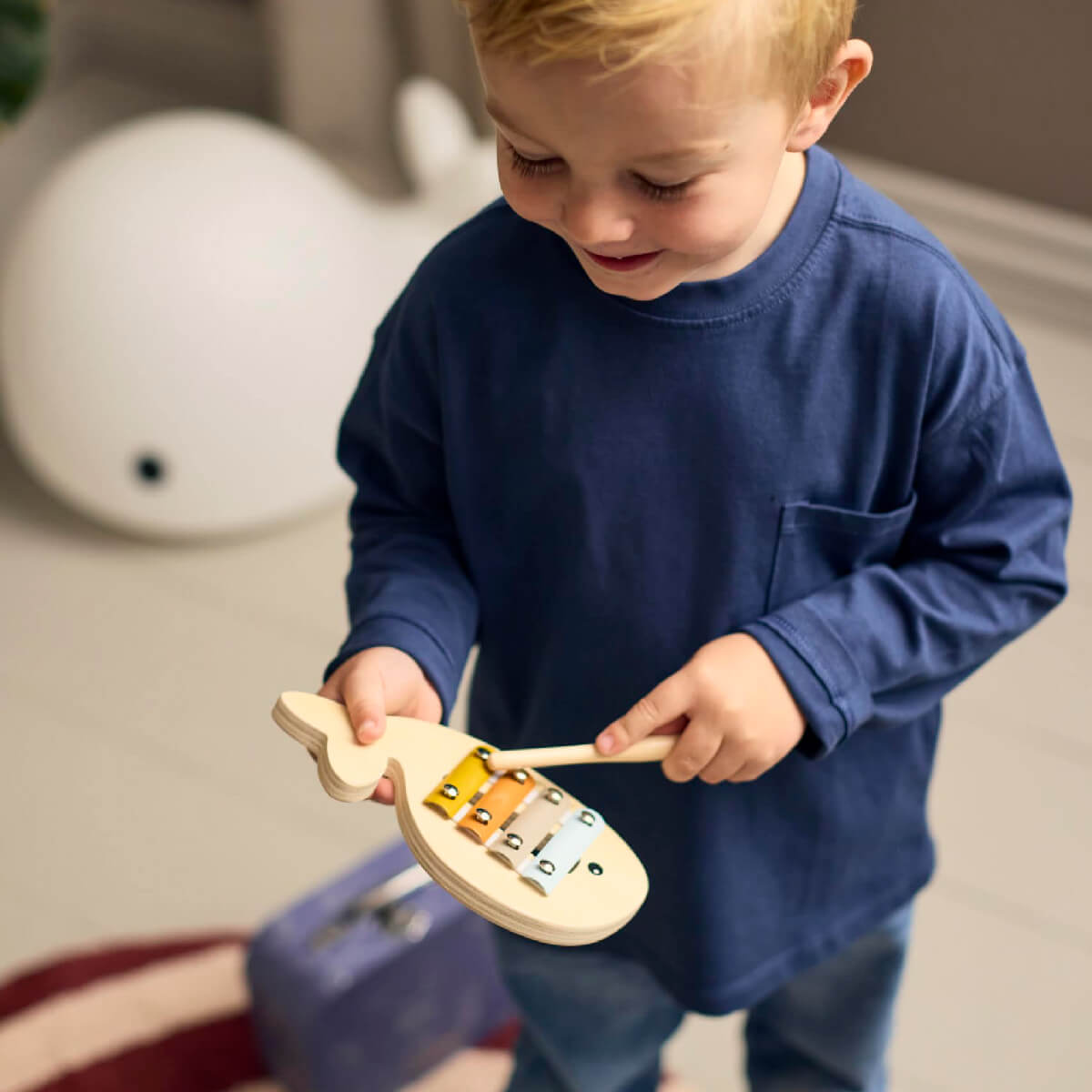 Filibabba Legekuffert - Mine Første Instrumenter I Træ