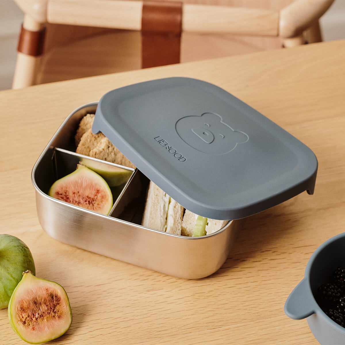 Liewood Arthur Madkasse, Mr Bear Whale Blue